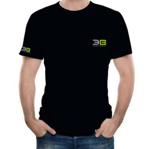 3B T-SHIRT BLACK